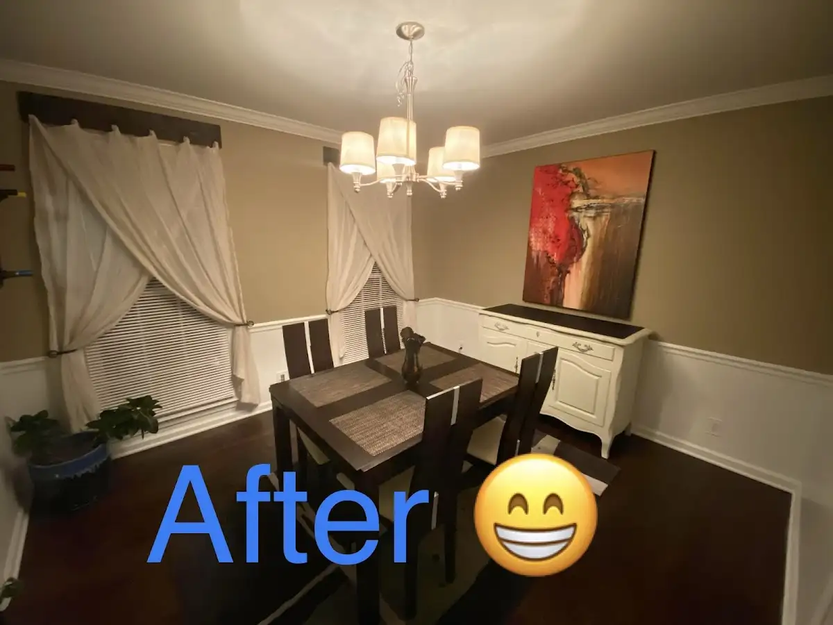 Professional dining room restoration after water damage in Maitland