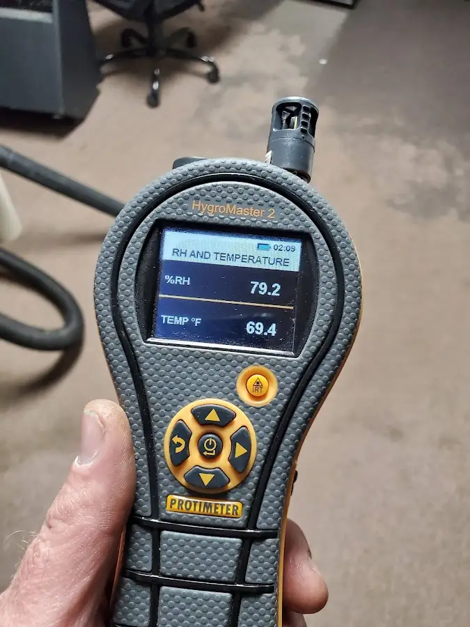 Moisture meter humidity assessment for Fire & Smoke Damage Restoration in Maitland