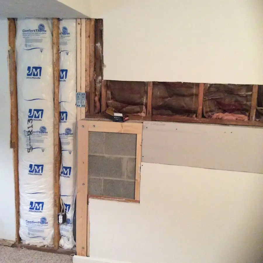 Wall insulation replacement during Structural Drying in Maitland
